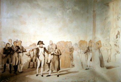 Napoleon Visits the Factory at Jouy-en-Josas, 20th June, 1806 by Eugene Isabey